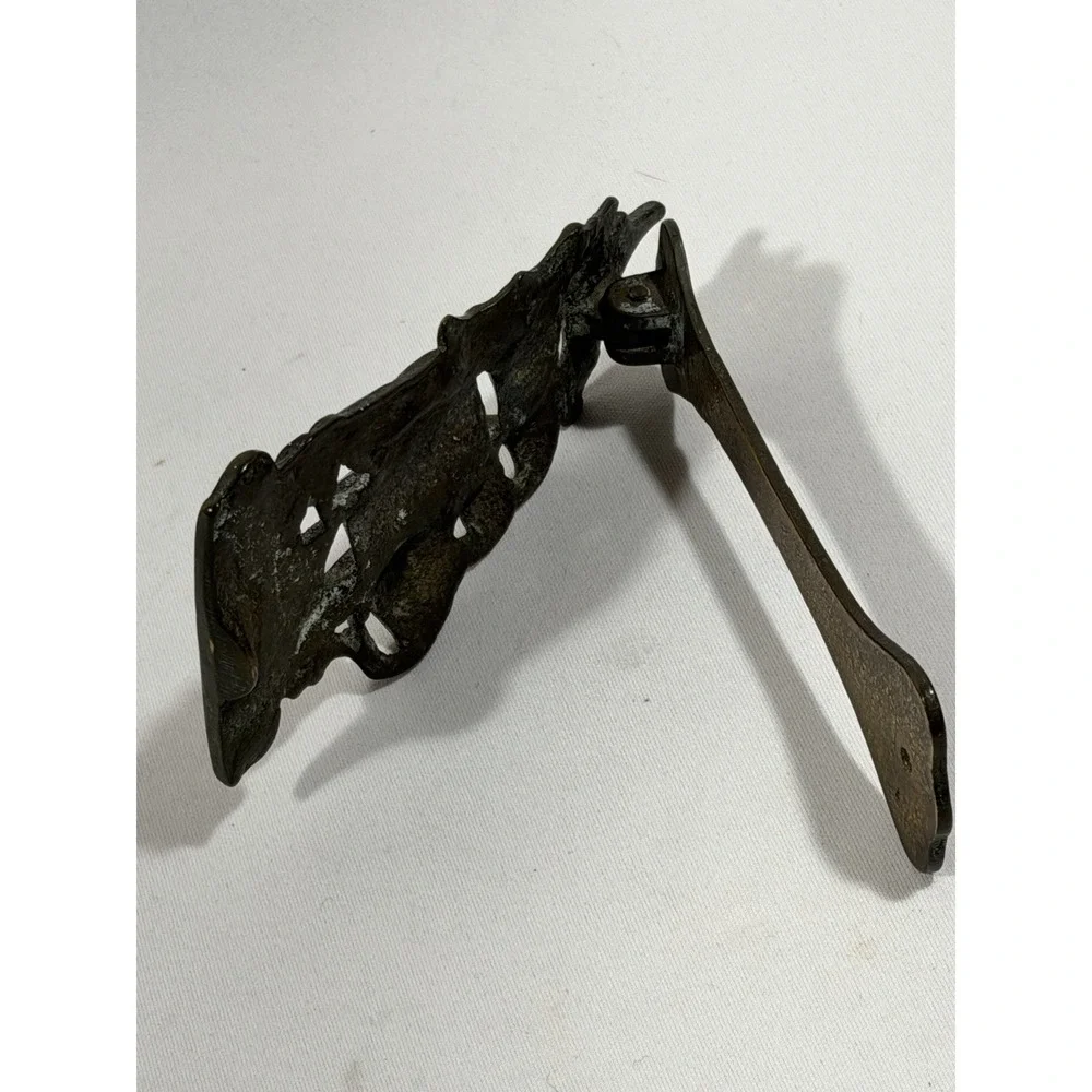 Antique Brass HMS Revenge Ship‎ Door Knocker Nautical Coastal Galleon Decor
